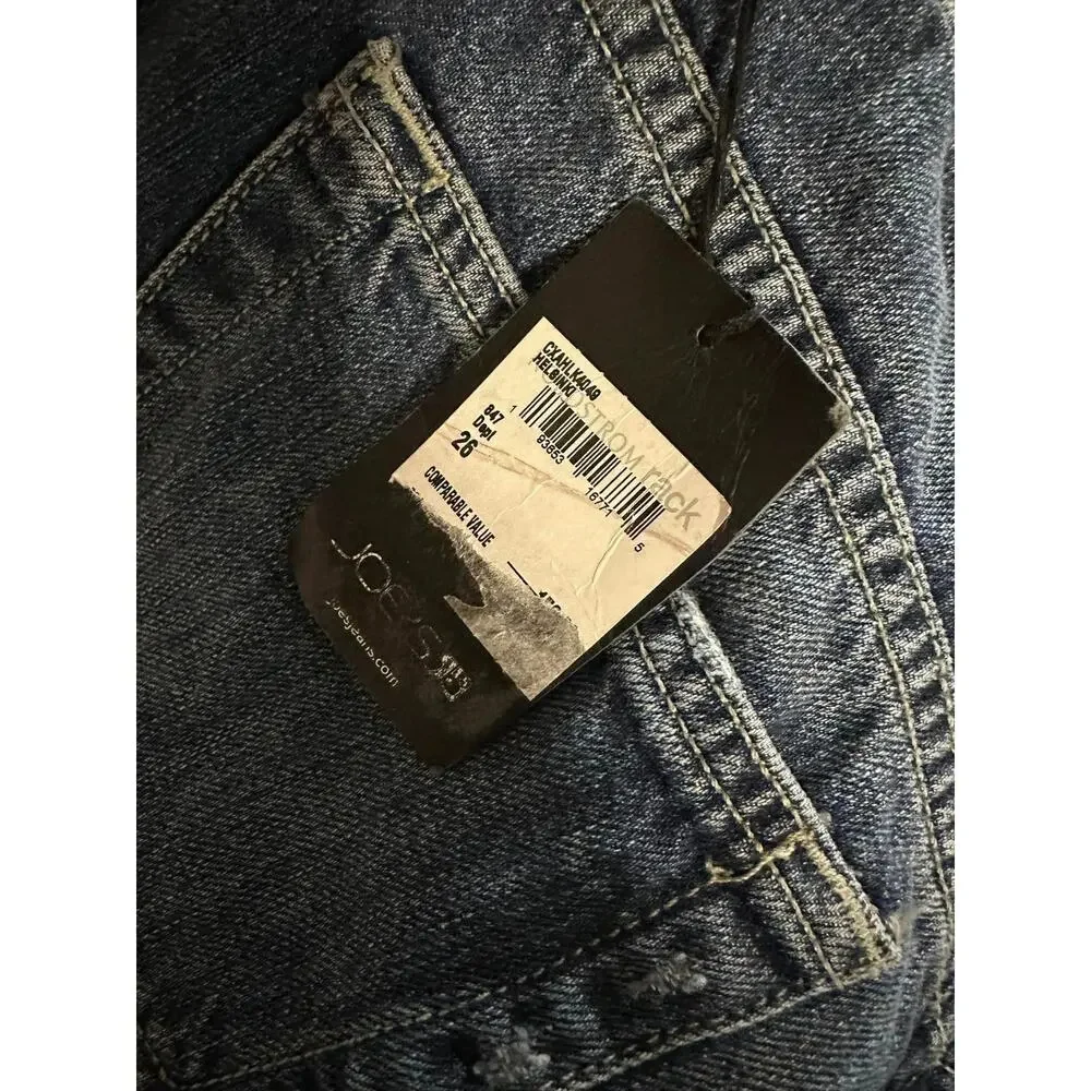Joe's Jeans Helsinki Cut-Off Denim Shorts Cotton‎ Size 26 NEW